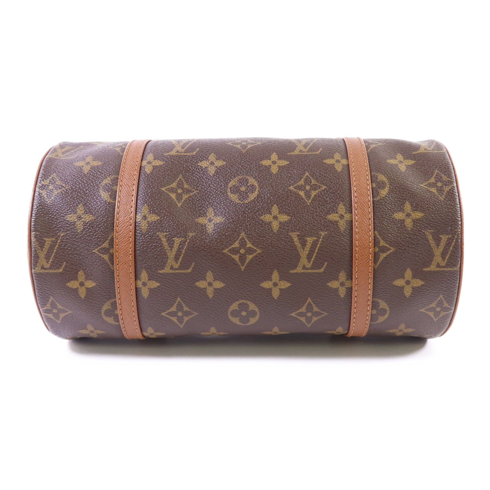 LOUIS VUITTON Monogram Papillon PM金扣手挽袋