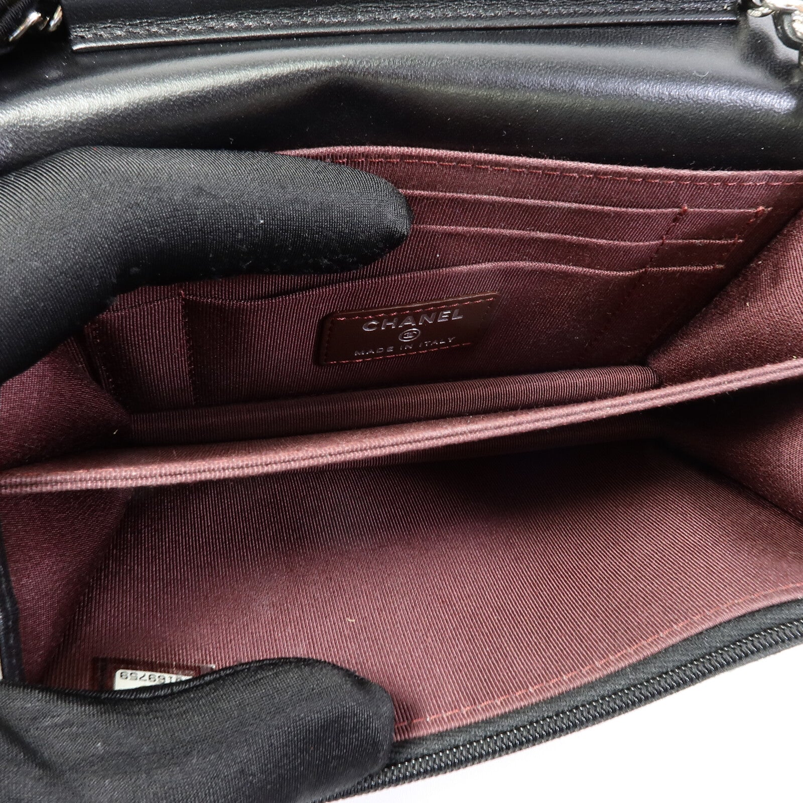 CHANEL 羊皮皮革Chain Shoulder Bag鏈帶肩背袋