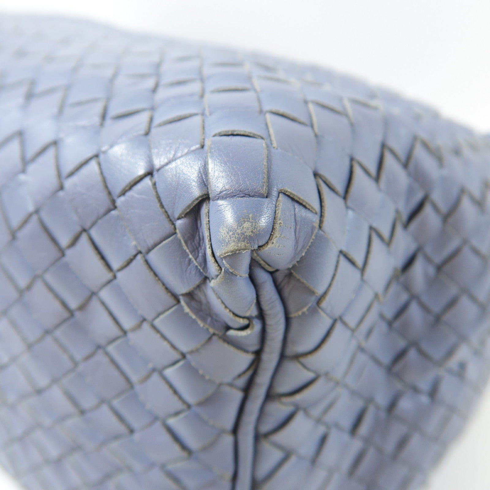 BOTTEGA VENETA 織紋皮革Tote Bag手挽袋藍色