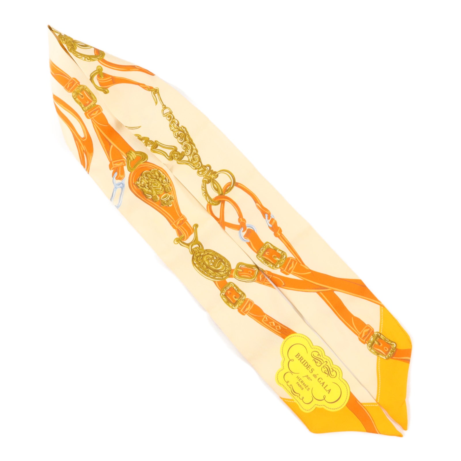 HERMES 絲質Twilly絲巾