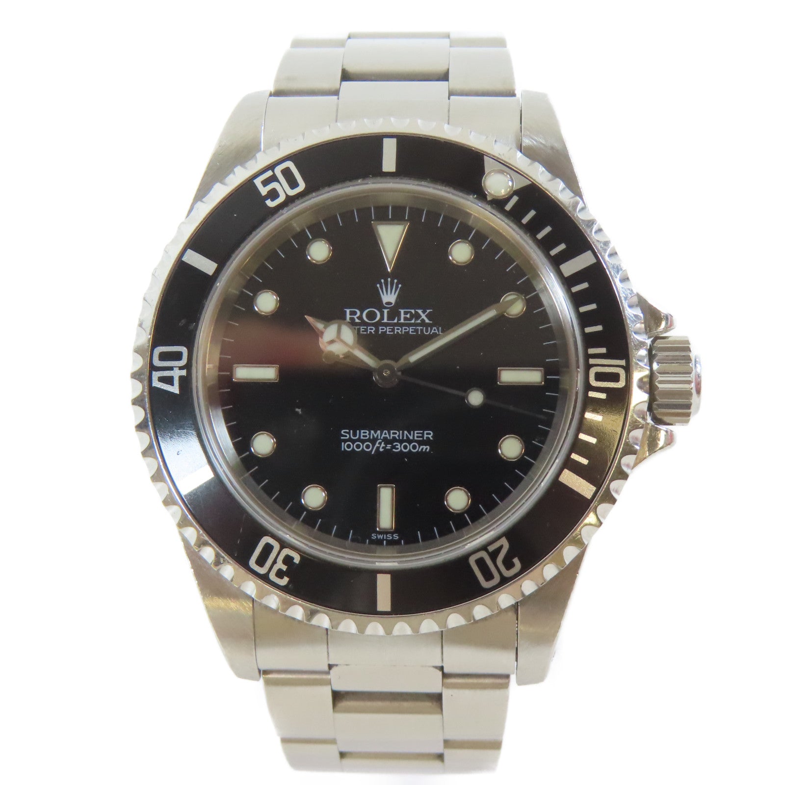 ROLEX Submariner No Date不鏽鋼手錶自動機芯黑色