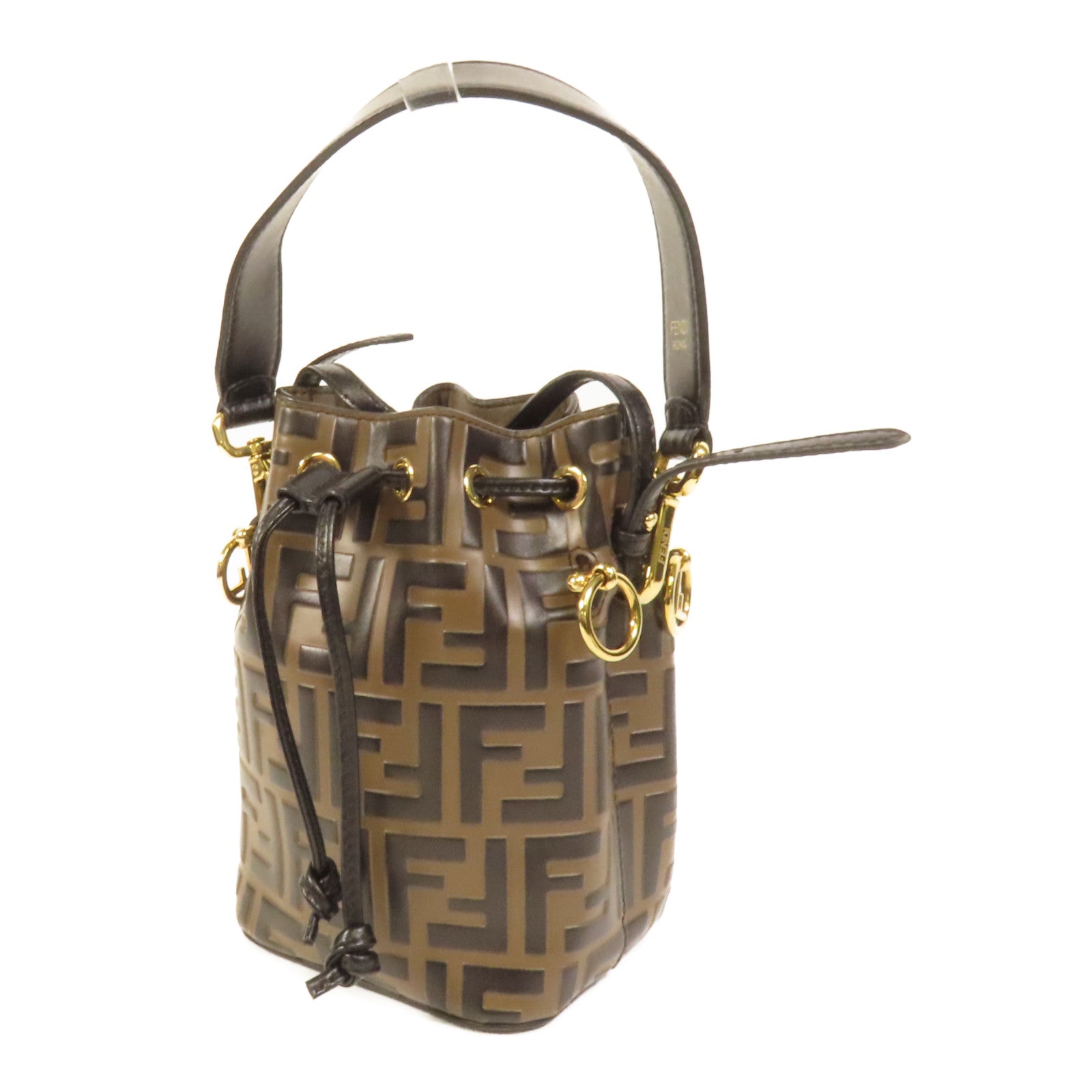 FENDI 牛皮皮革Mon Tresor金扣肩背袋