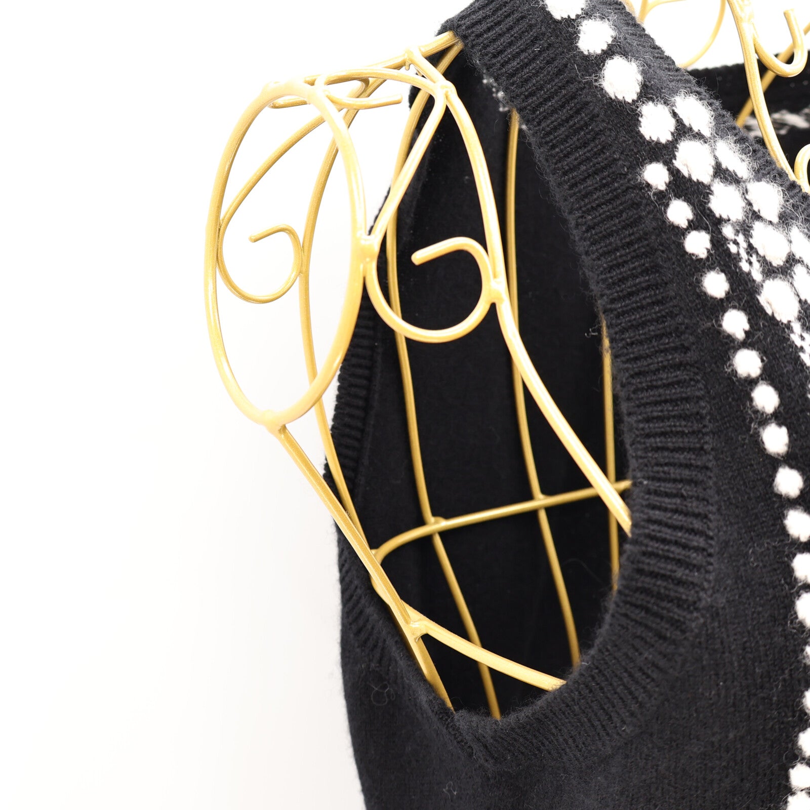 CHANEL Cashmere Coco Logo 20th Anniversary Sleeveless Knit針織