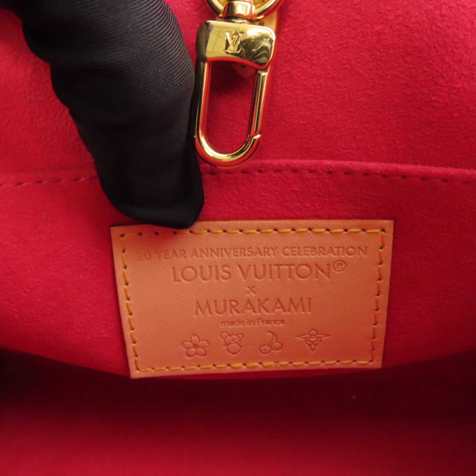 LOUIS VUITTON Monogram LV x TM On The Go BB金扣手挽肩背兩用袋