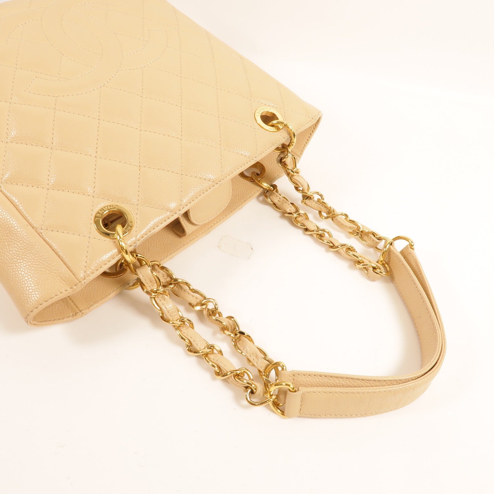 CHANEL 牛皮皮革PST肩背袋