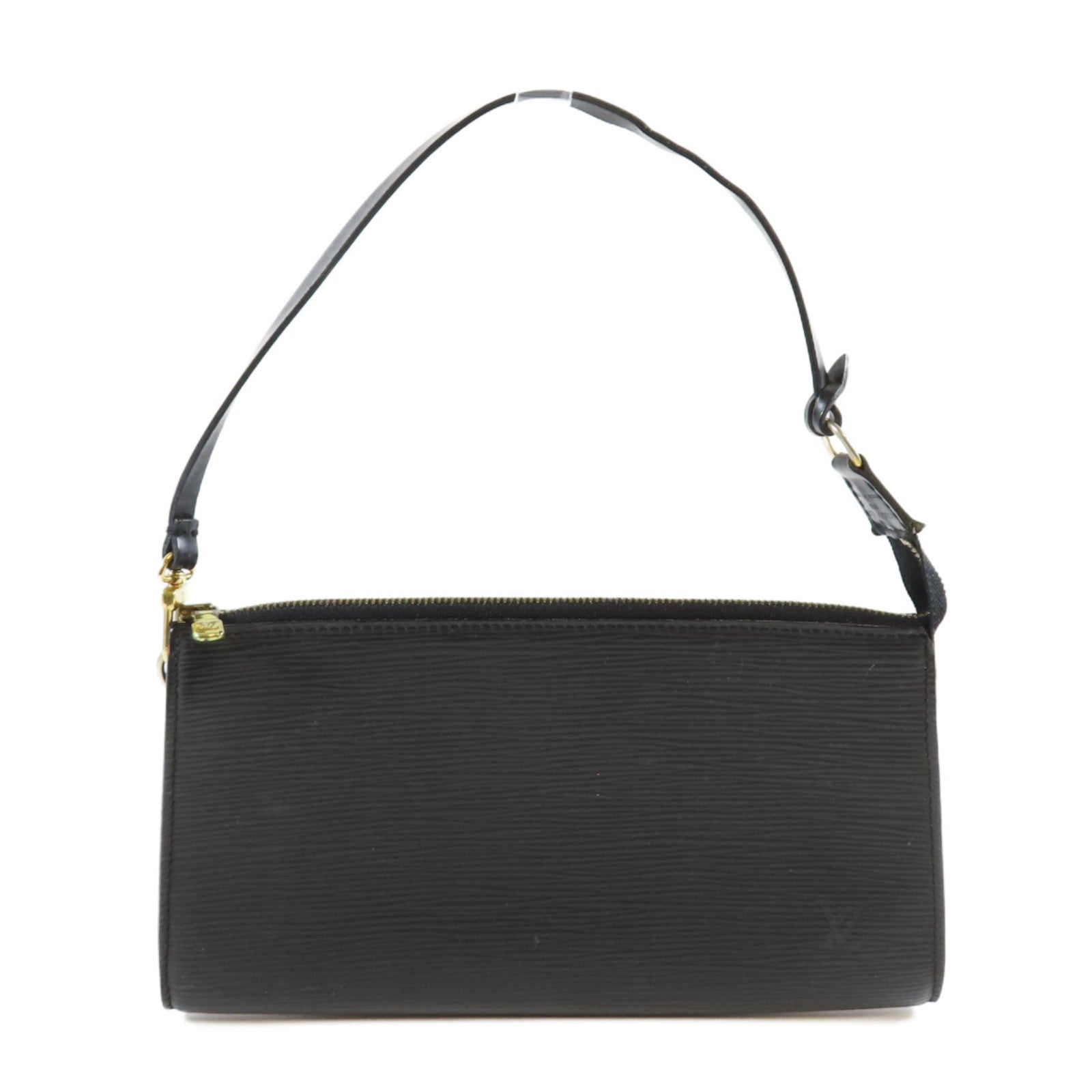 LOUIS VUITTON 【激減優惠】Epi Pochette Accessoires金扣肩背袋黑色