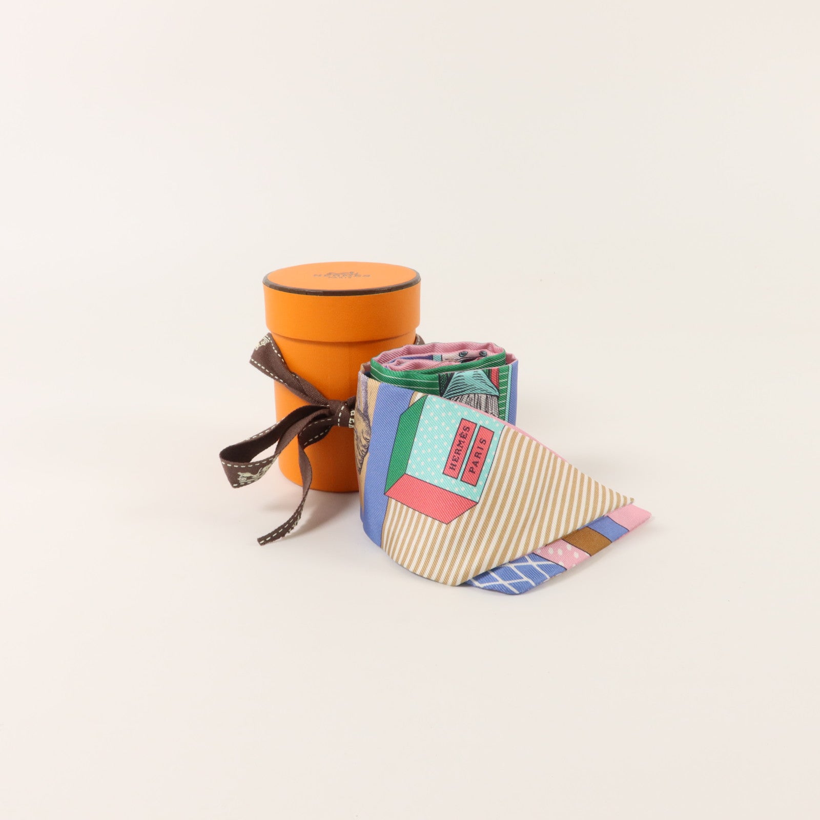 HERMES 絲質Twilly絲巾