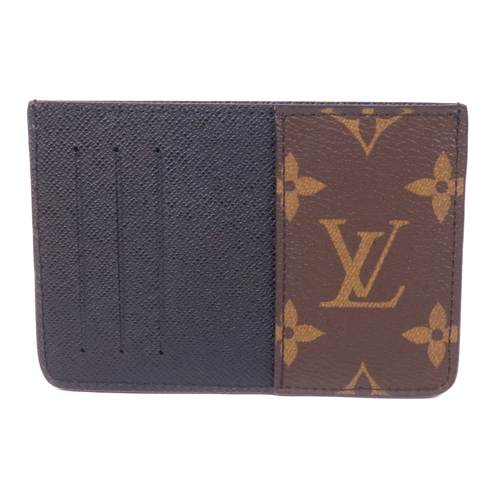 LOUIS VUITTON Monogram Macassar Neo Porte Cartes卡片套