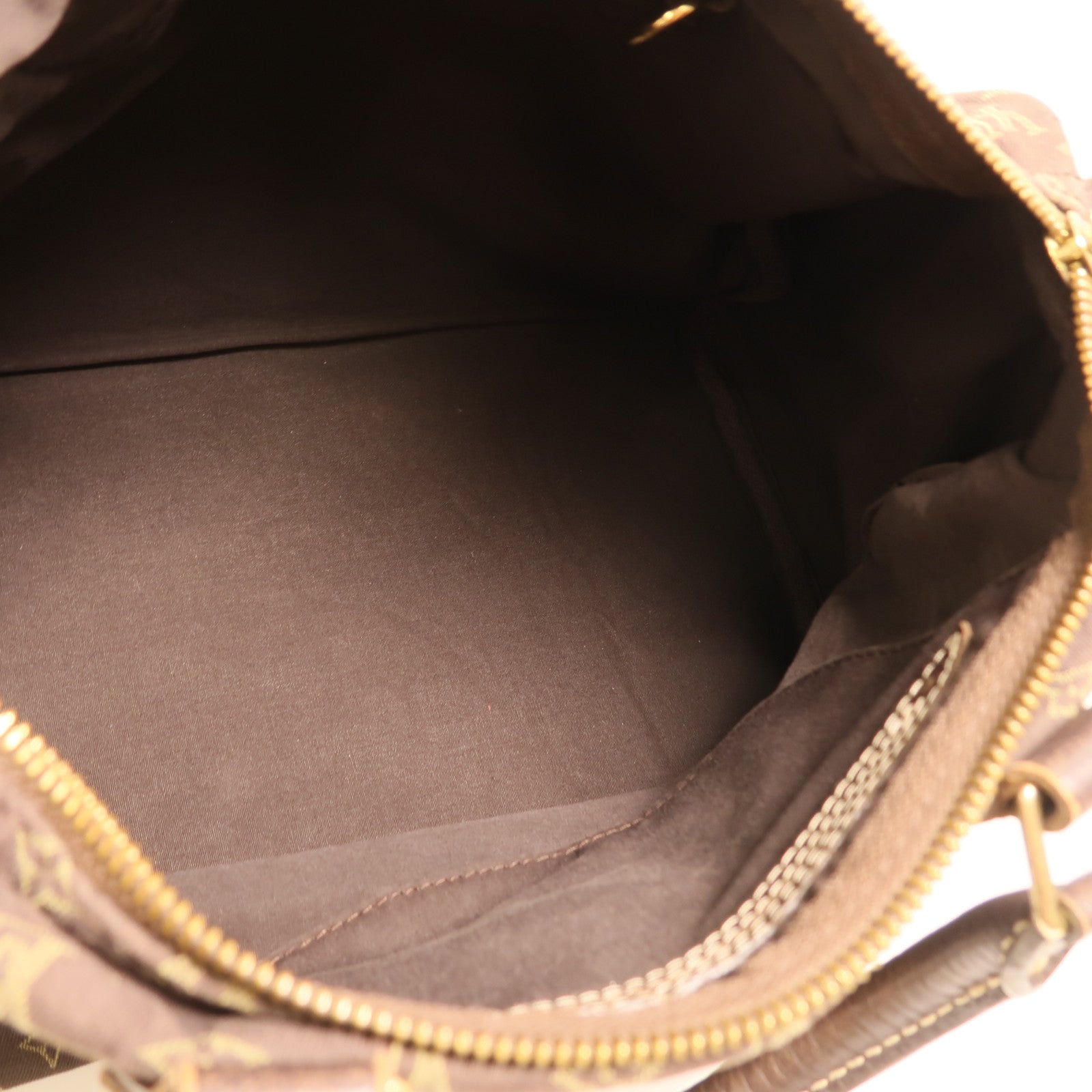 LOUIS VUITTON Monogram Mini Lin Speedy 30金扣手挽袋