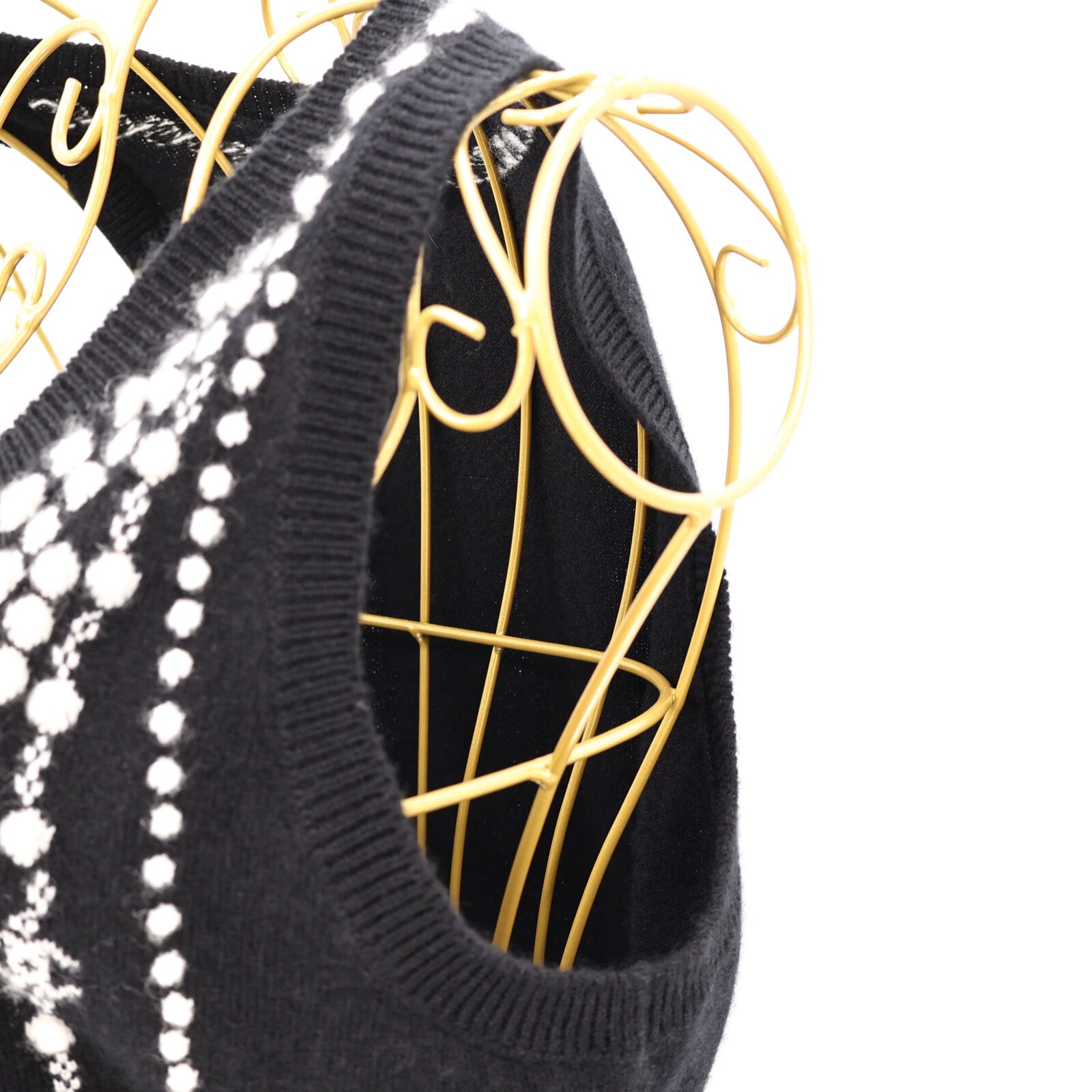 CHANEL Cashmere Coco Logo 20th Anniversary Sleeveless Knit針織