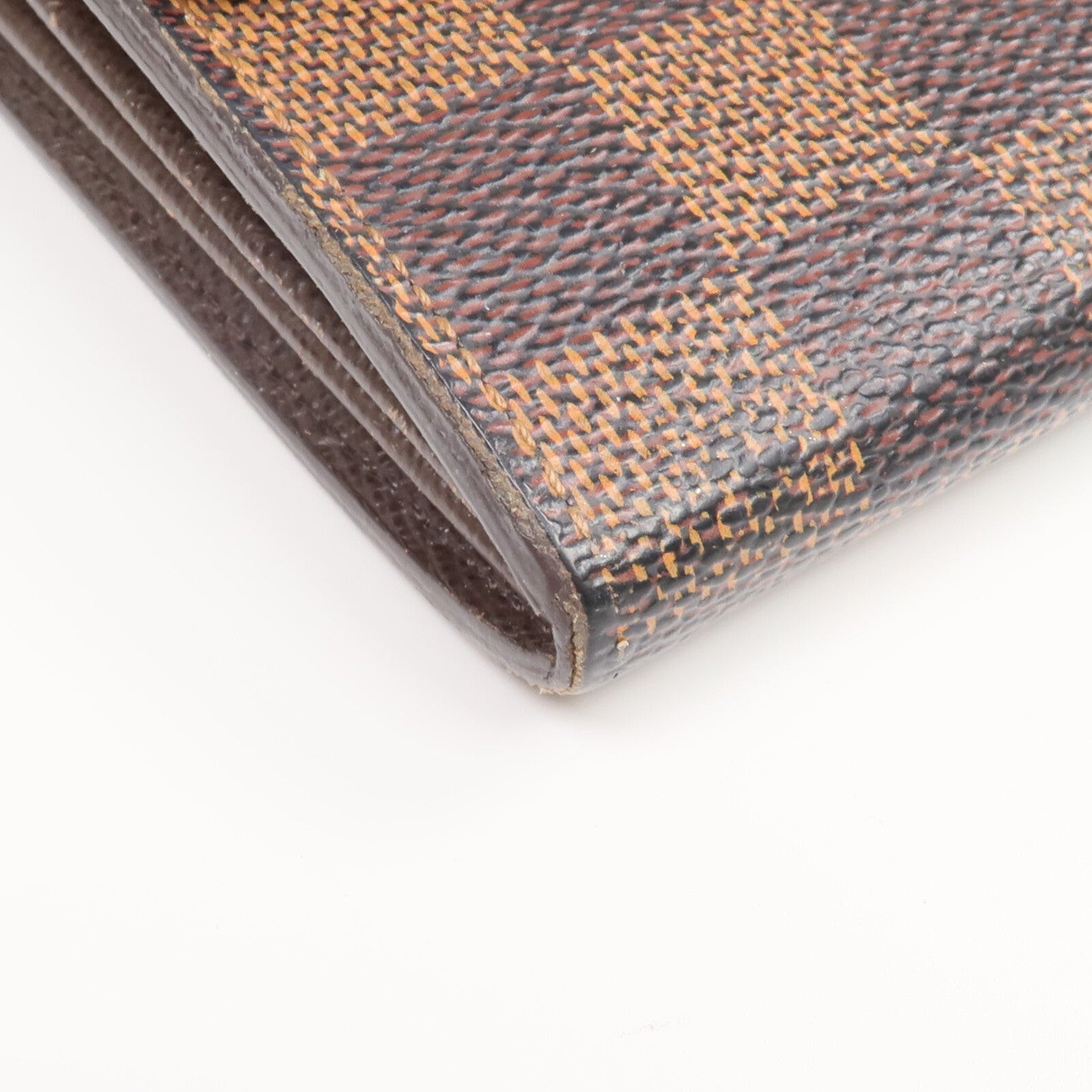 LOUIS VUITTON 【激減優惠】Damier Portefeuille Sarah 金扣長錢包