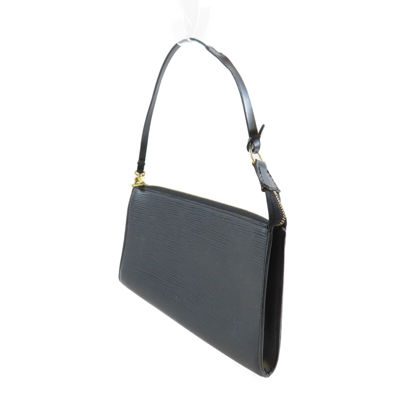 LOUIS VUITTON 【激減優惠】Epi Pochette Accessoires金扣肩背袋黑色