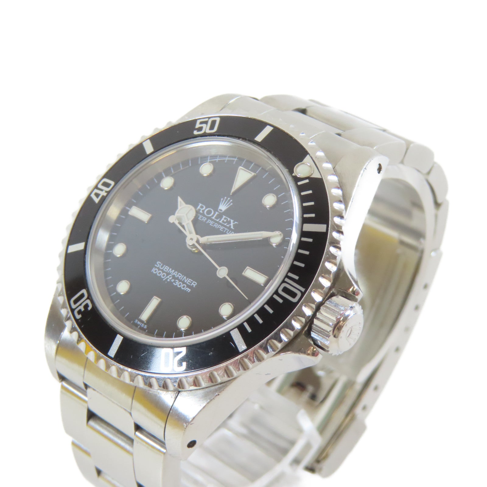 ROLEX Submariner No Date不鏽鋼手錶自動機芯黑色
