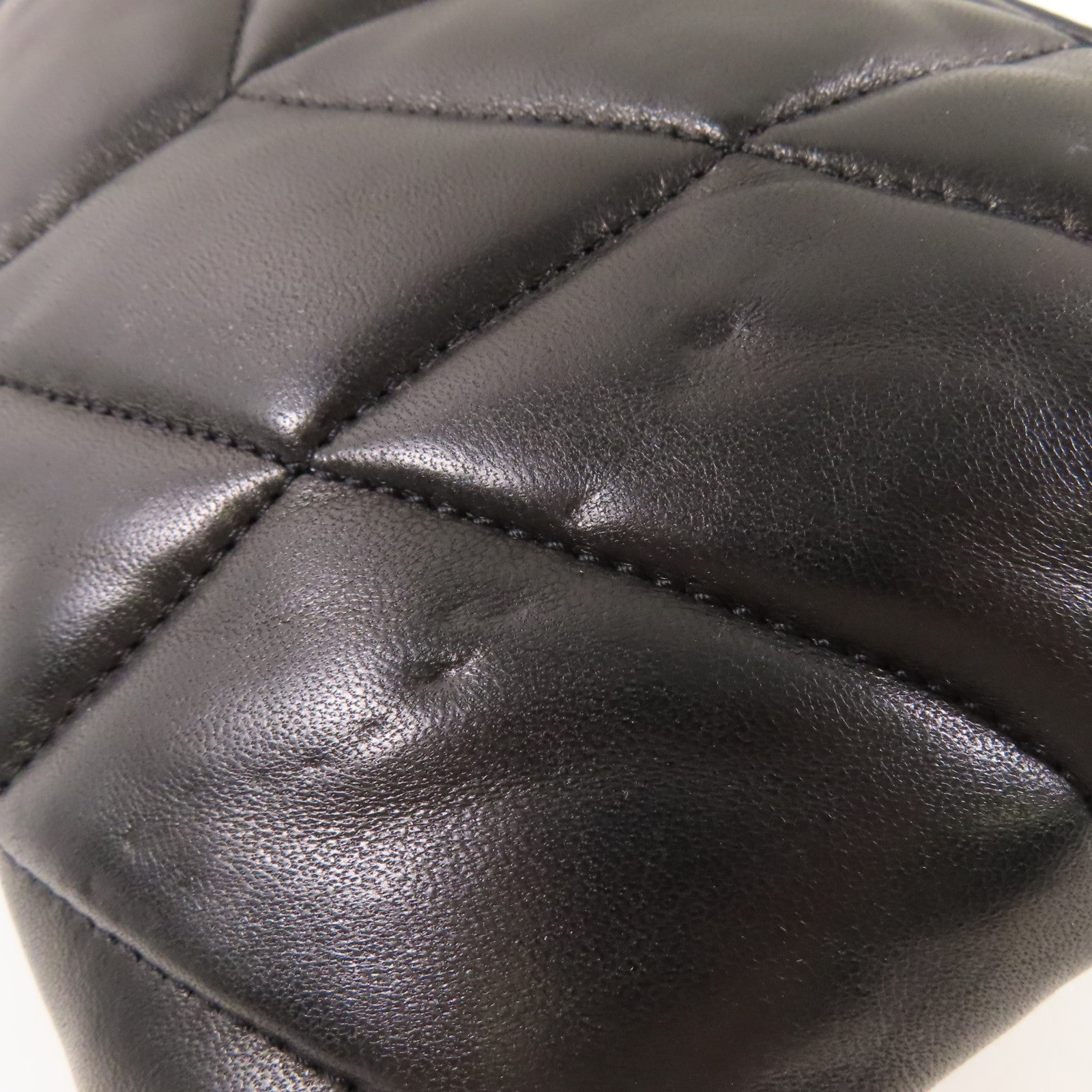 SAINT LAURENT 羊皮皮革Chain Shoulder銀扣鏈帶肩背袋