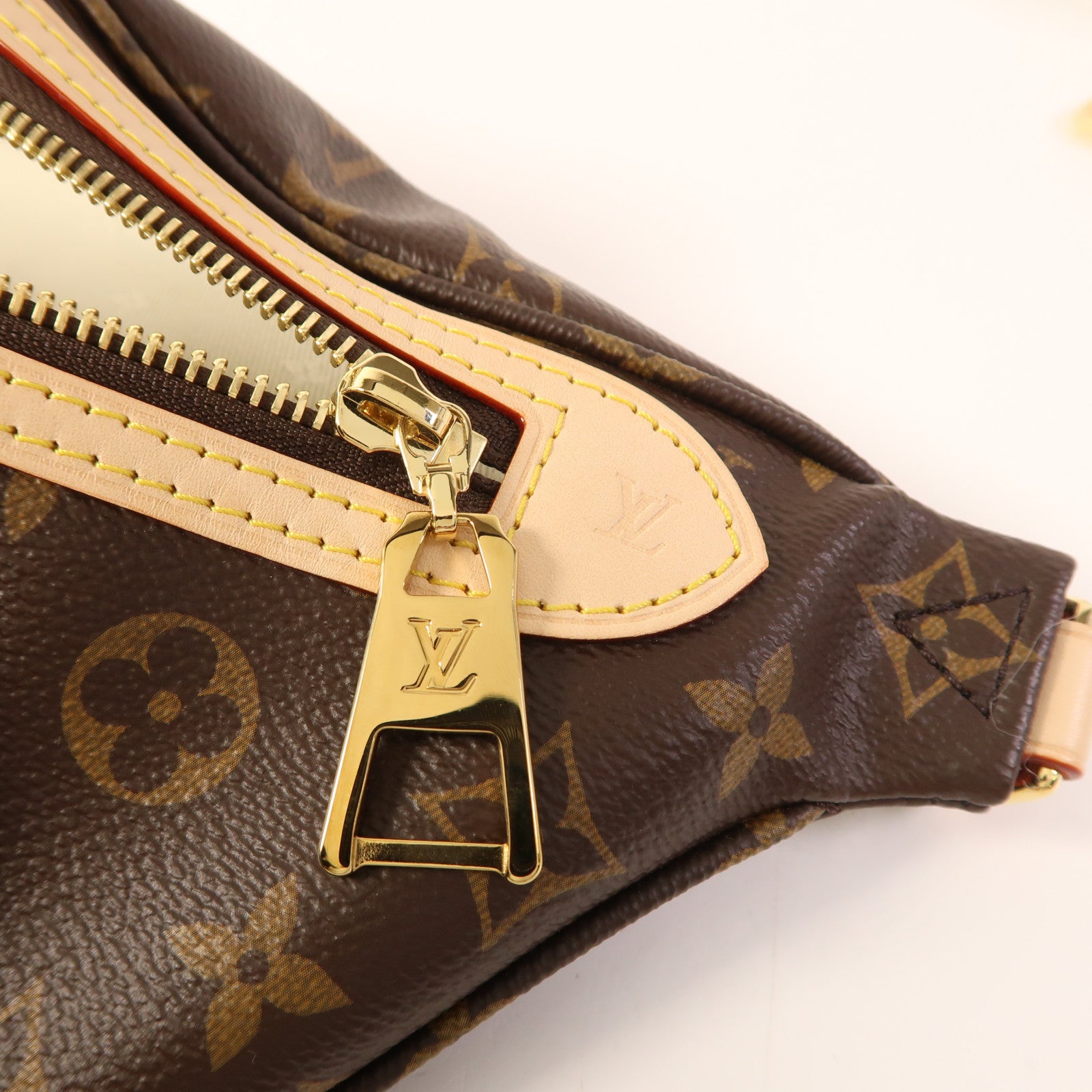 LOUIS VUITTON LV GHW High Rise Waist Bag M46784 Monogram Brown