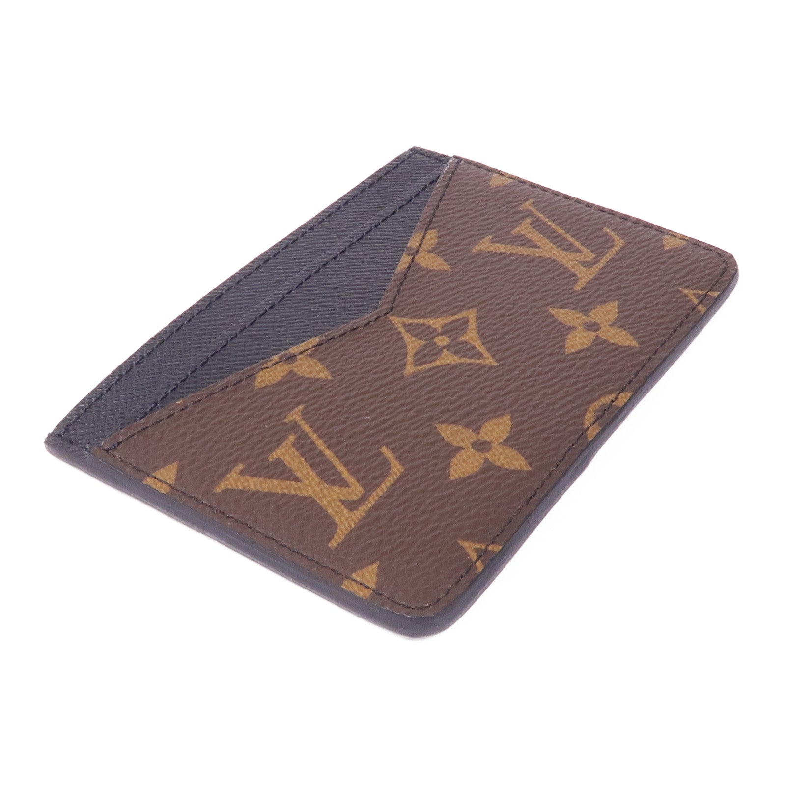 LOUIS VUITTON Monogram Macassar Neo Porte Cartes卡片套