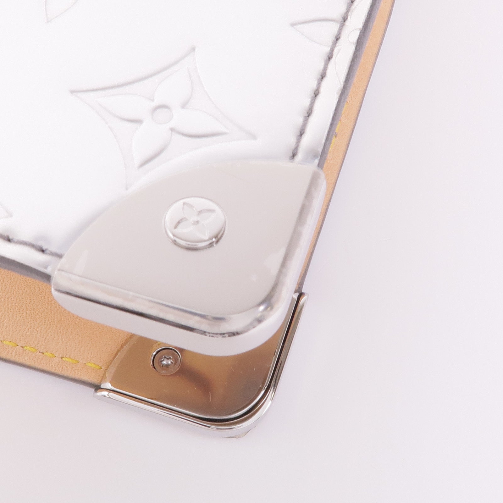 LOUIS VUITTON Monogram Mirror Trunk Pouch銀扣手拿包