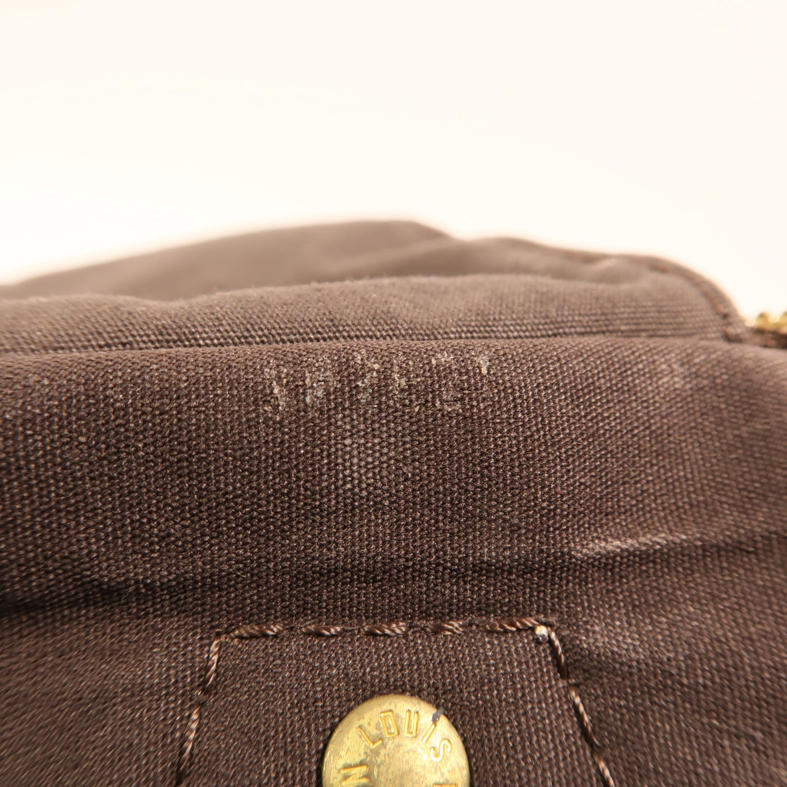 LOUIS VUITTON Monogram Mini Lin Speedy 30金扣手挽袋