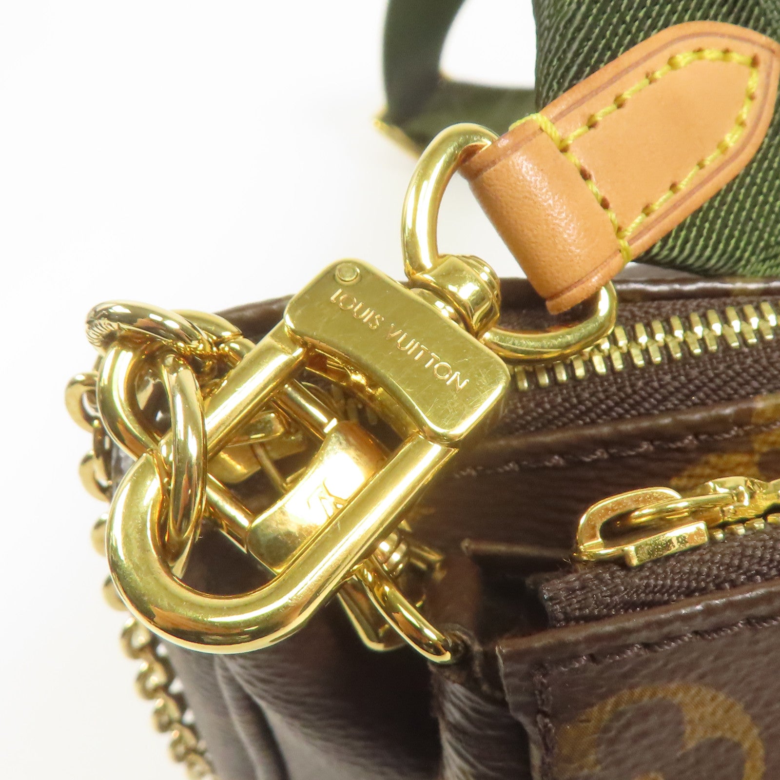 LOUIS VUITTON Monogram Multi Pochette金扣鏈帶肩背袋