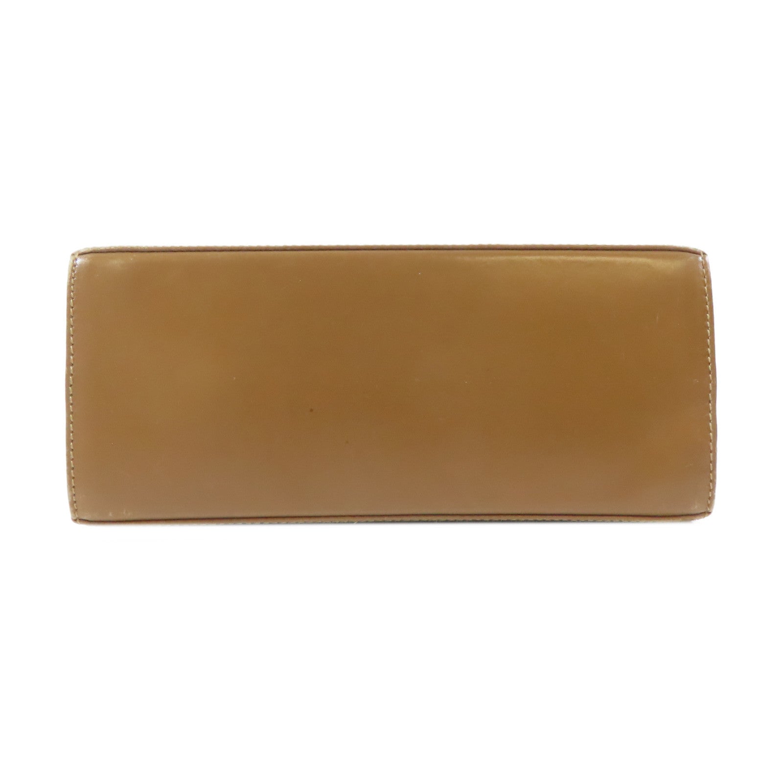 Salvatore Ferragamo 牛皮皮革2 Way Shoulder Bag金扣手挽肩背兩用袋啡色