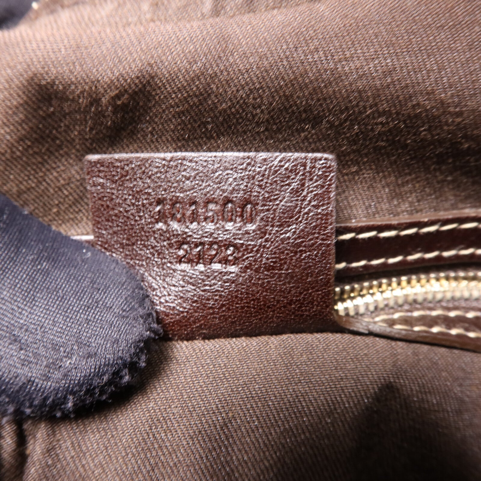 GUCCI 帆布Shoulder Bag金扣肩背袋