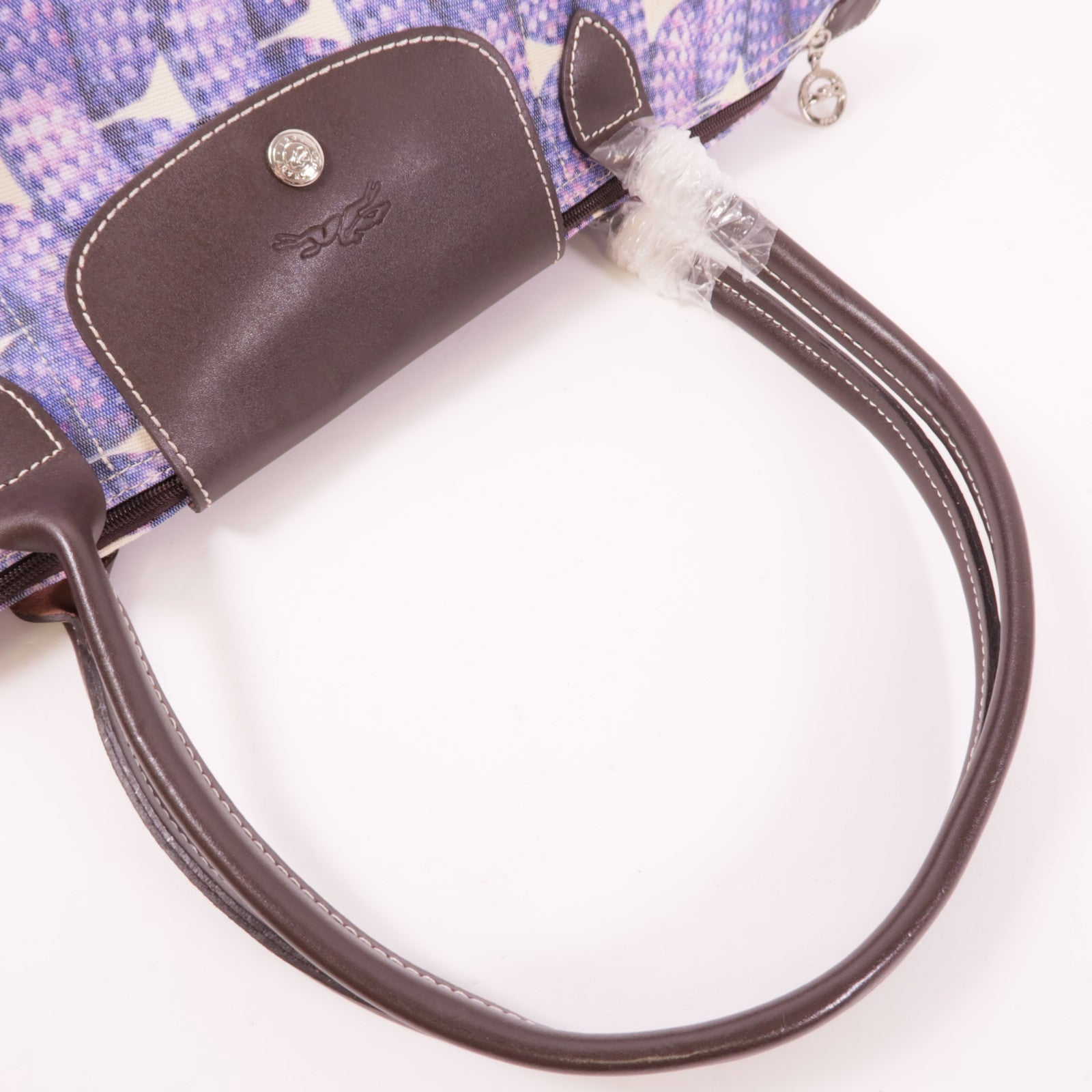 Longchamp 尼龍Tote Bag銀扣肩背袋