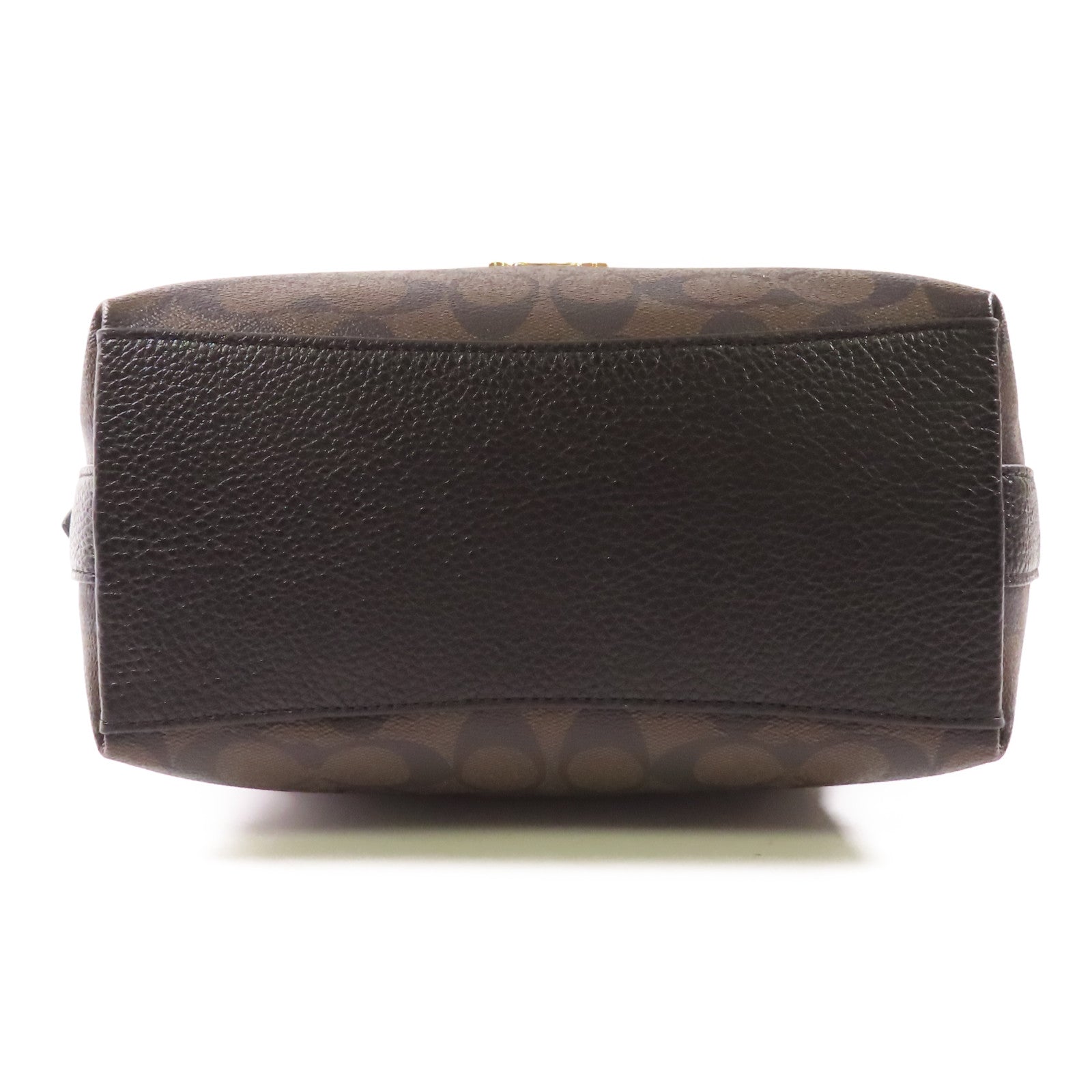 COACH 塗層帆布Shoulder Bag金扣肩背袋