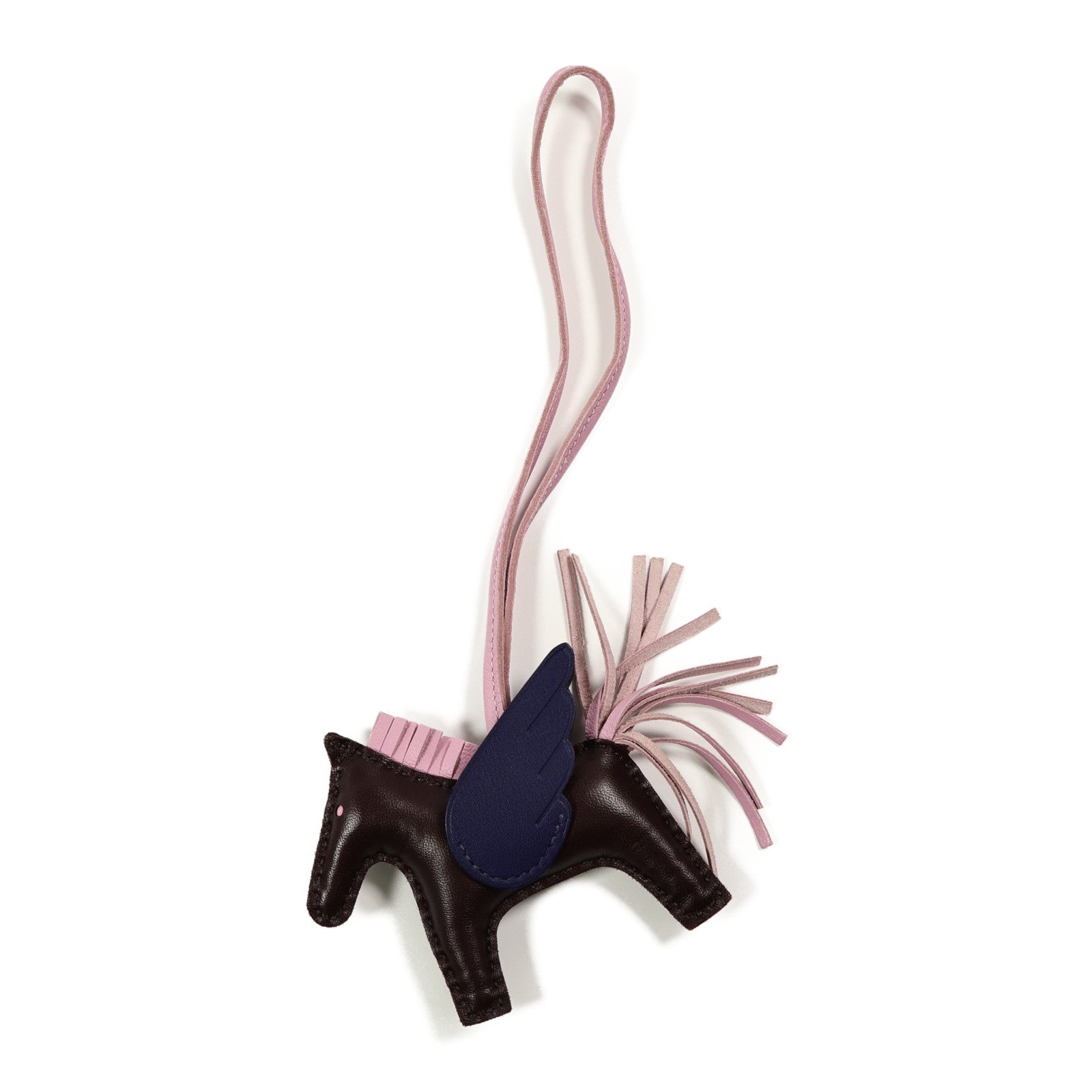 HERMES Milo皮革Rodeo Pegase PM掛飾