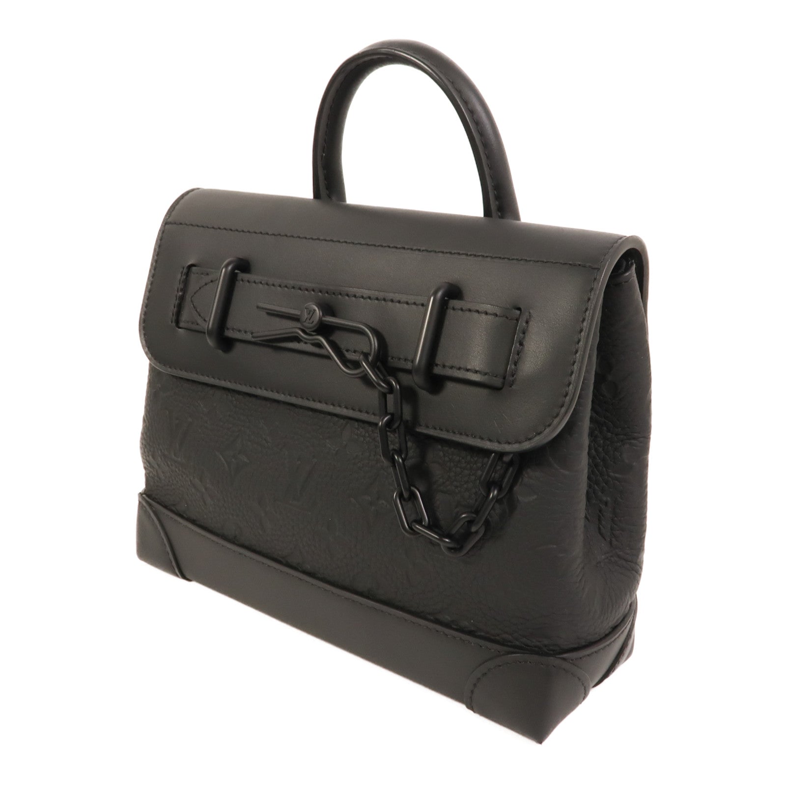 LOUIS VUITTON 【激減優惠】Monogram Taurillon Steamer PM手挽肩背兩用袋