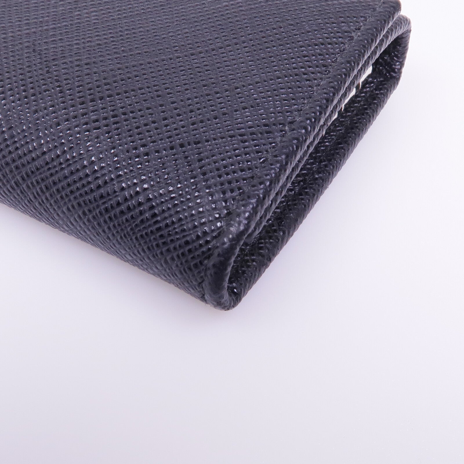 PRADA 牛皮皮革Key Case銀扣鎖匙包