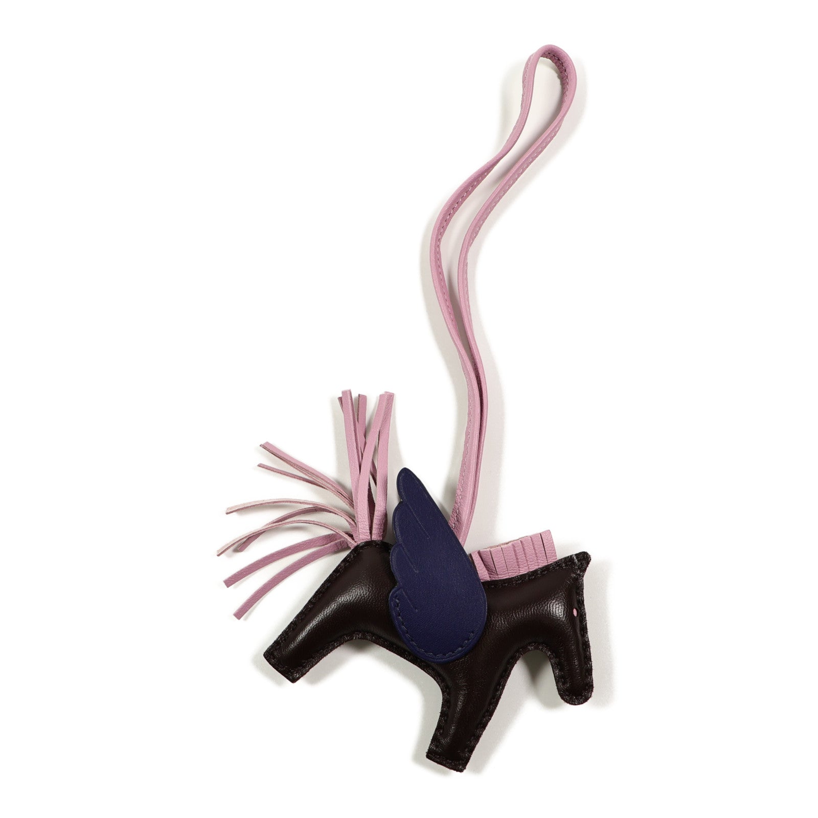 HERMES Milo皮革Rodeo Pegase PM掛飾