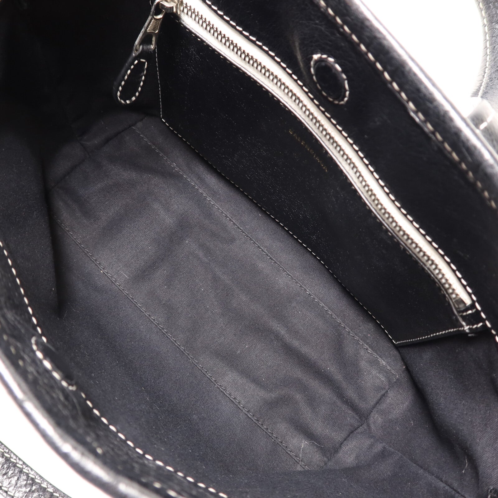 BALENCIAGA 羊皮皮革Barbes Small Shopper手挽肩背兩用袋
