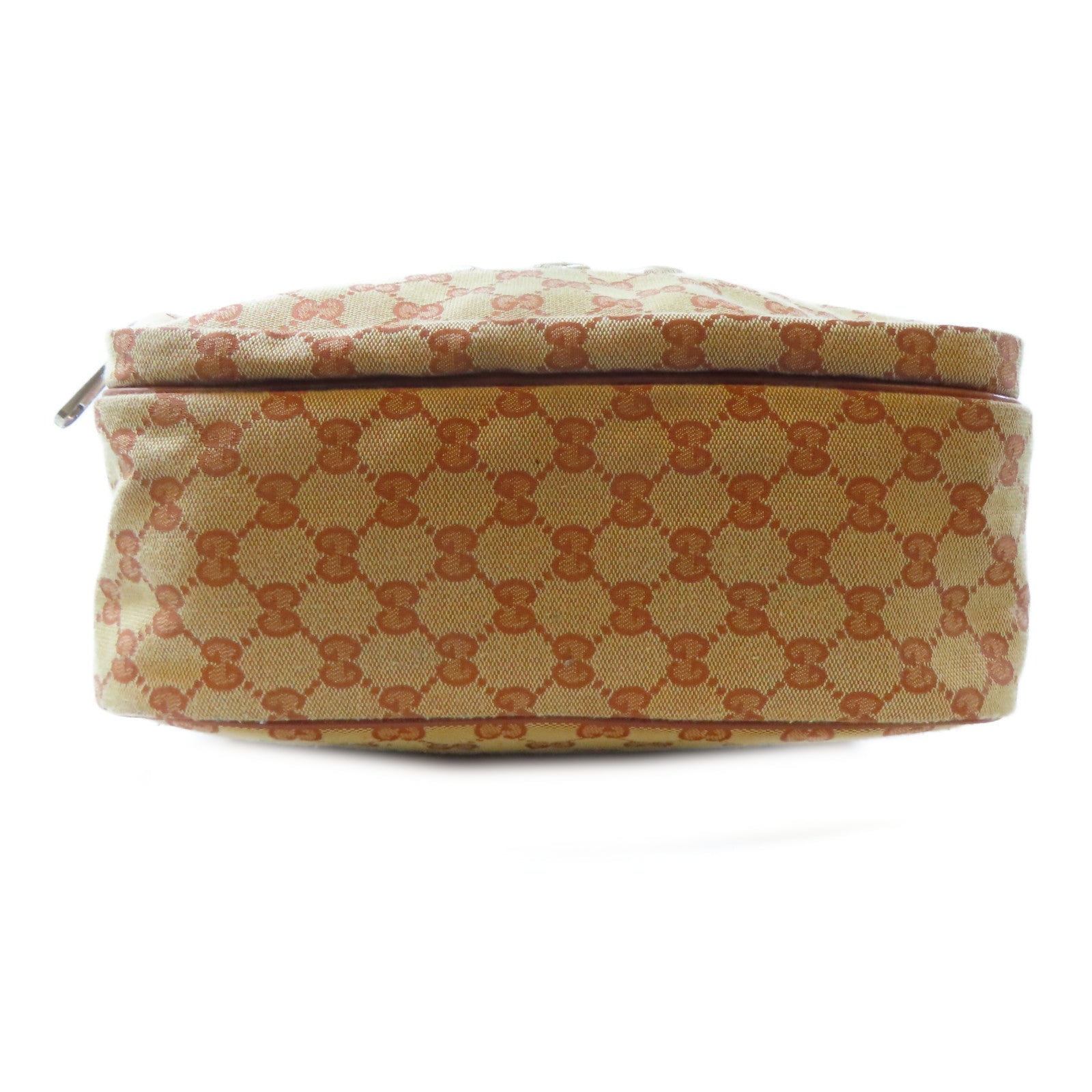 GUCCI 帆布NY Yankees銀扣背包啡色