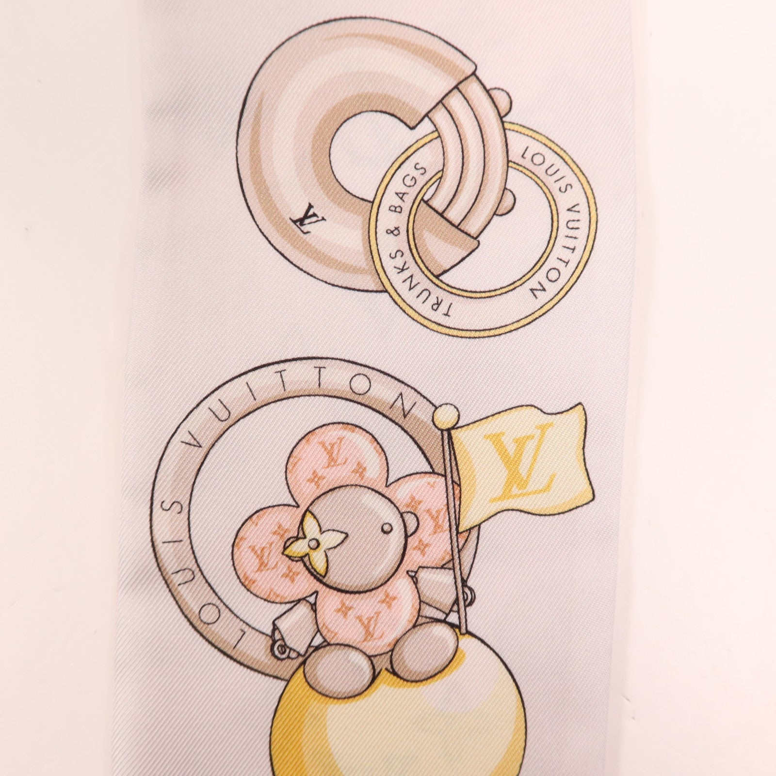 LOUIS VUITTON 絲質BB Band絲巾