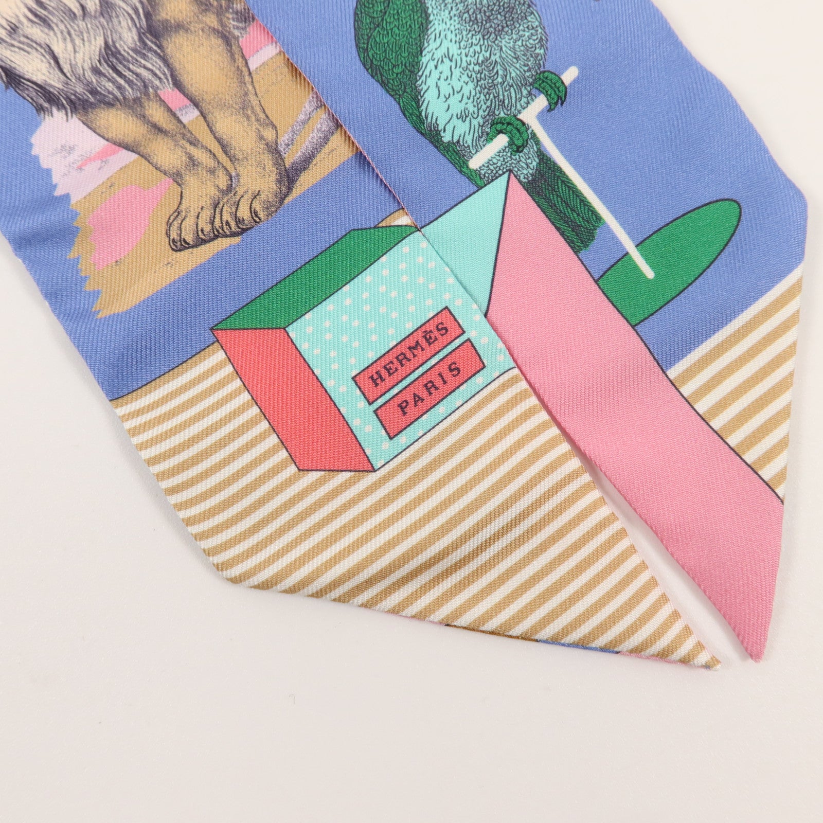 HERMES 絲質Twilly絲巾