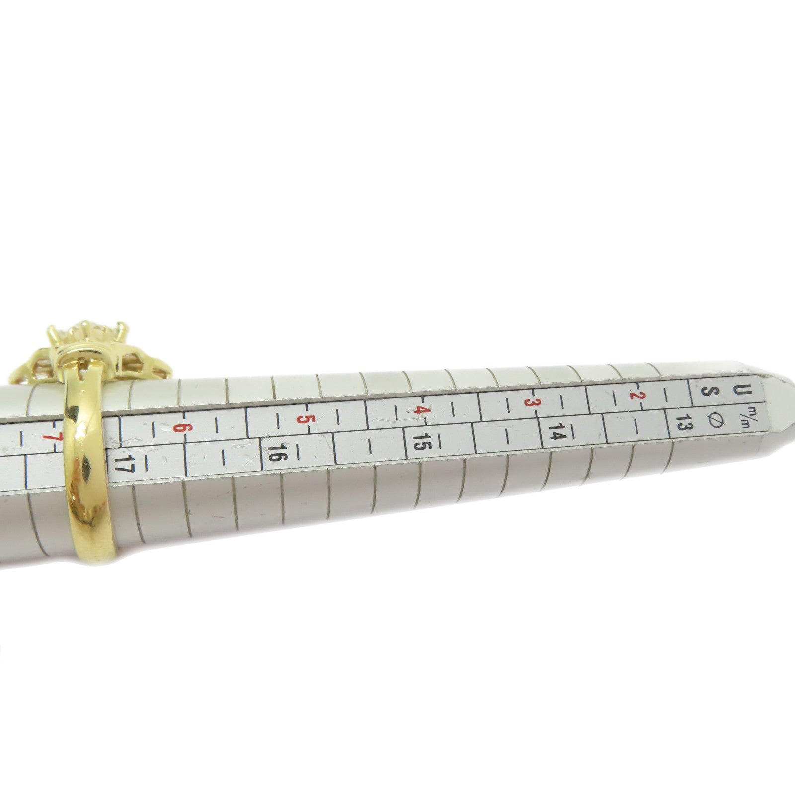 JEWELRY 【激減優惠】18K黃金/2.06ct鑽石/1.22ct鑽石Diamond Ring戒指US#6.75