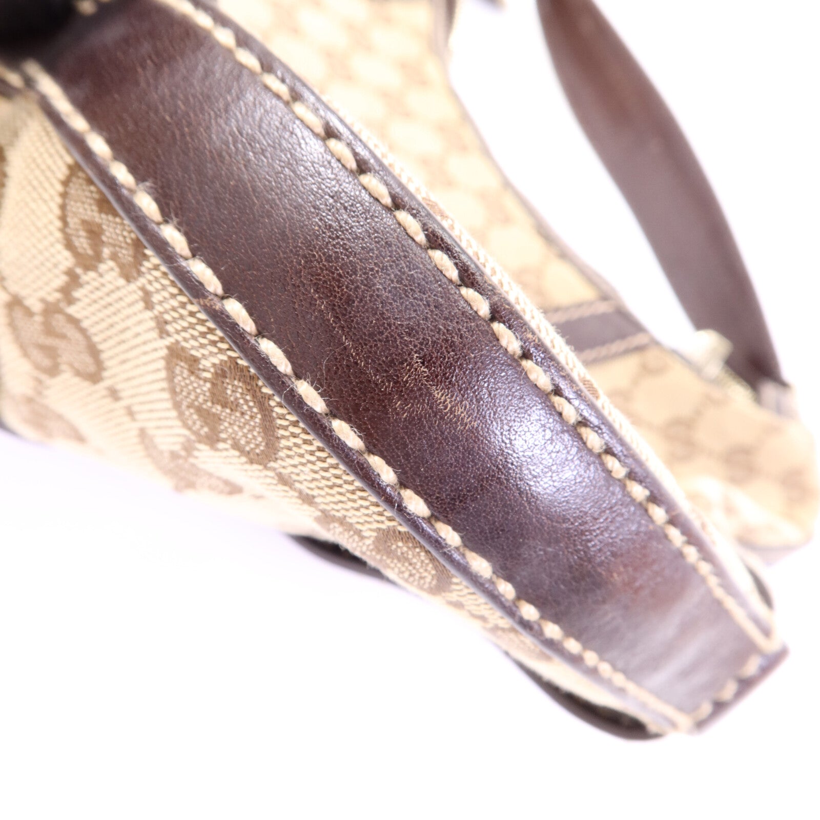 GUCCI 帆布Shoulder Bag金扣肩背袋