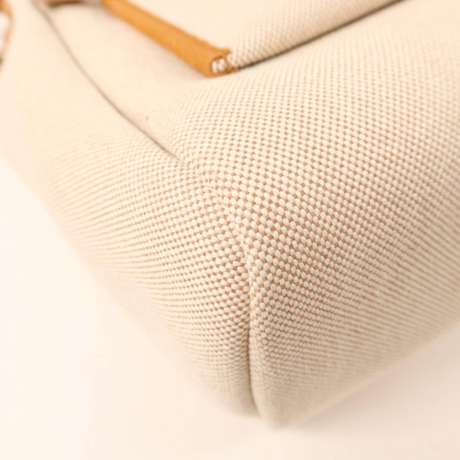 HERMES 帆布Herbag PM銀扣手挽肩背兩用袋