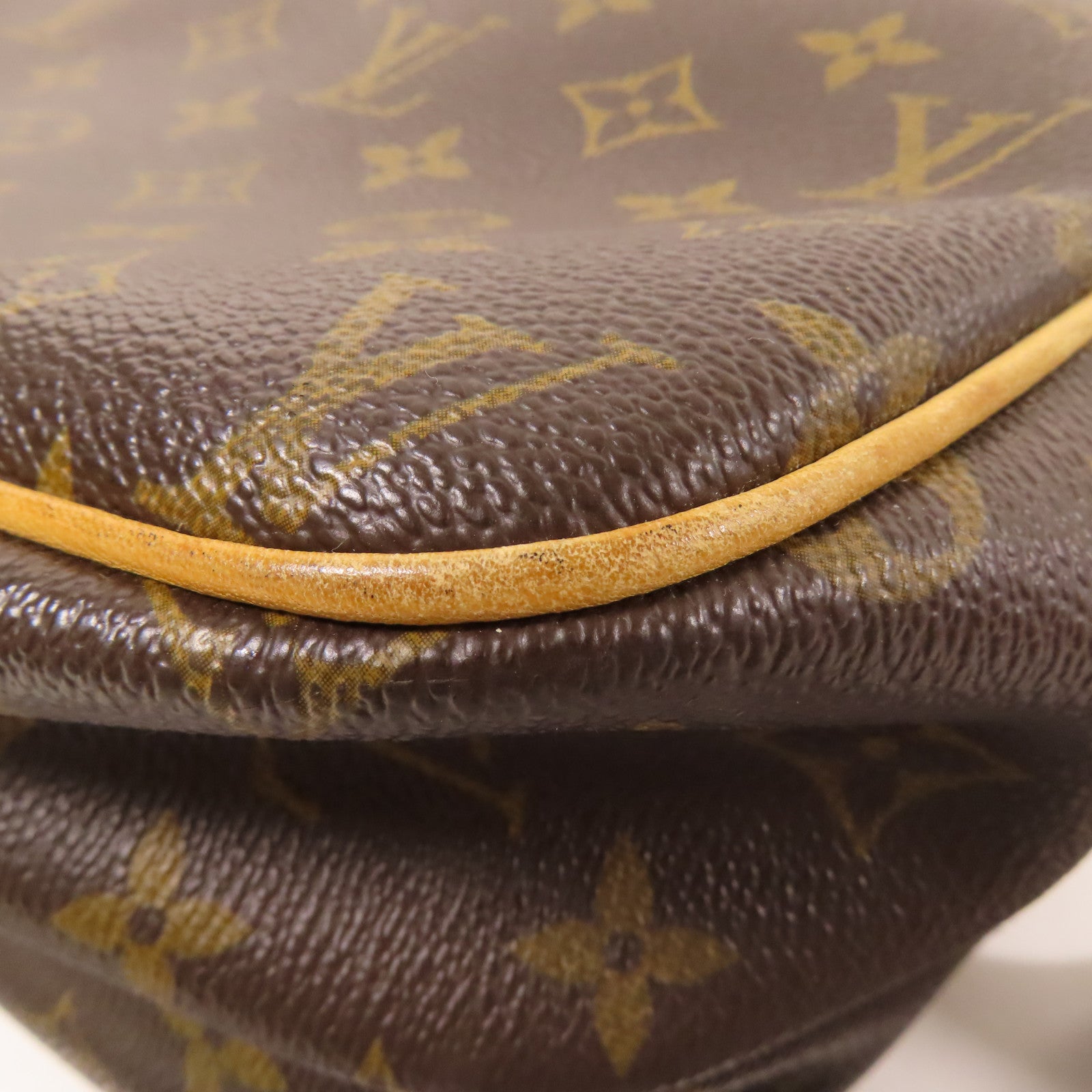 LOUIS VUITTON 【激減優惠】Monogram Reporter PM金扣肩背袋棕色
