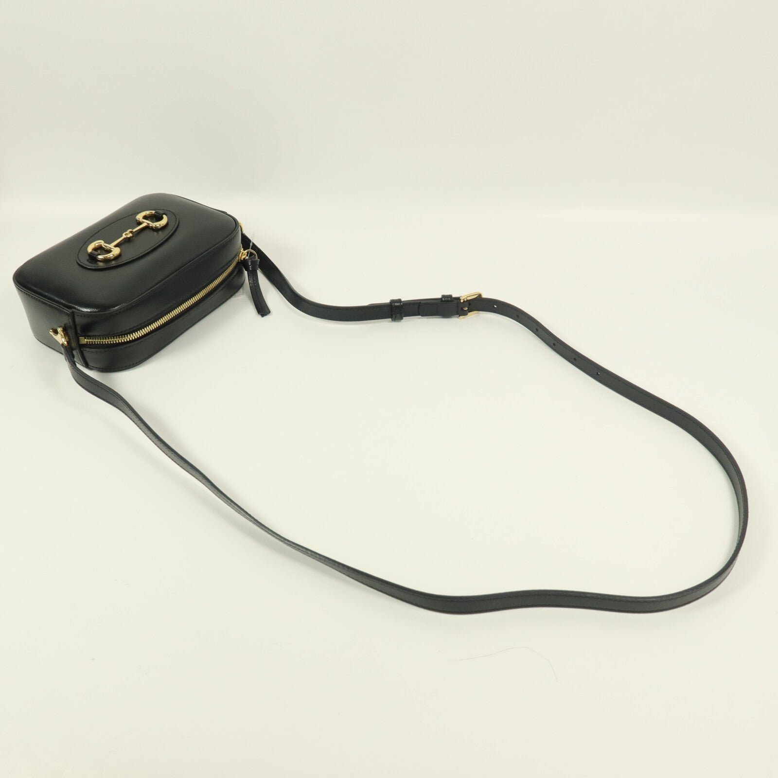 GUCCI 牛皮皮革Horsebit 1955 Small Shoulder肩背袋