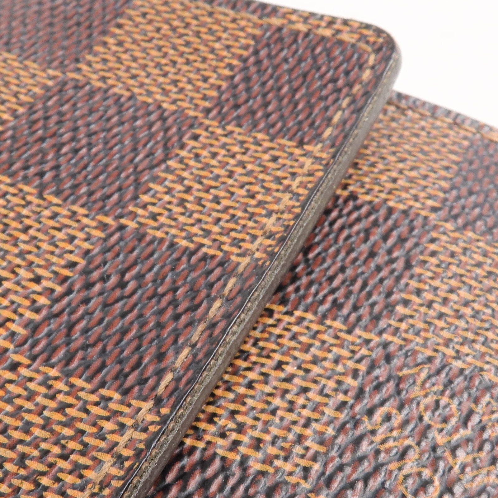 LOUIS VUITTON 【激減優惠】Damier Portefeuille Sarah 金扣長錢包