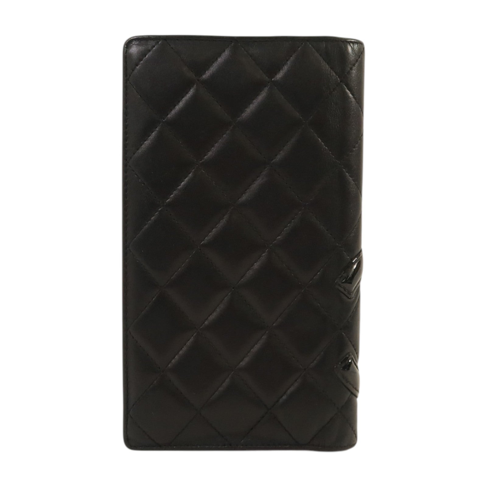 CHANEL 牛皮皮革Cambon Long Wallet銀扣長錢包