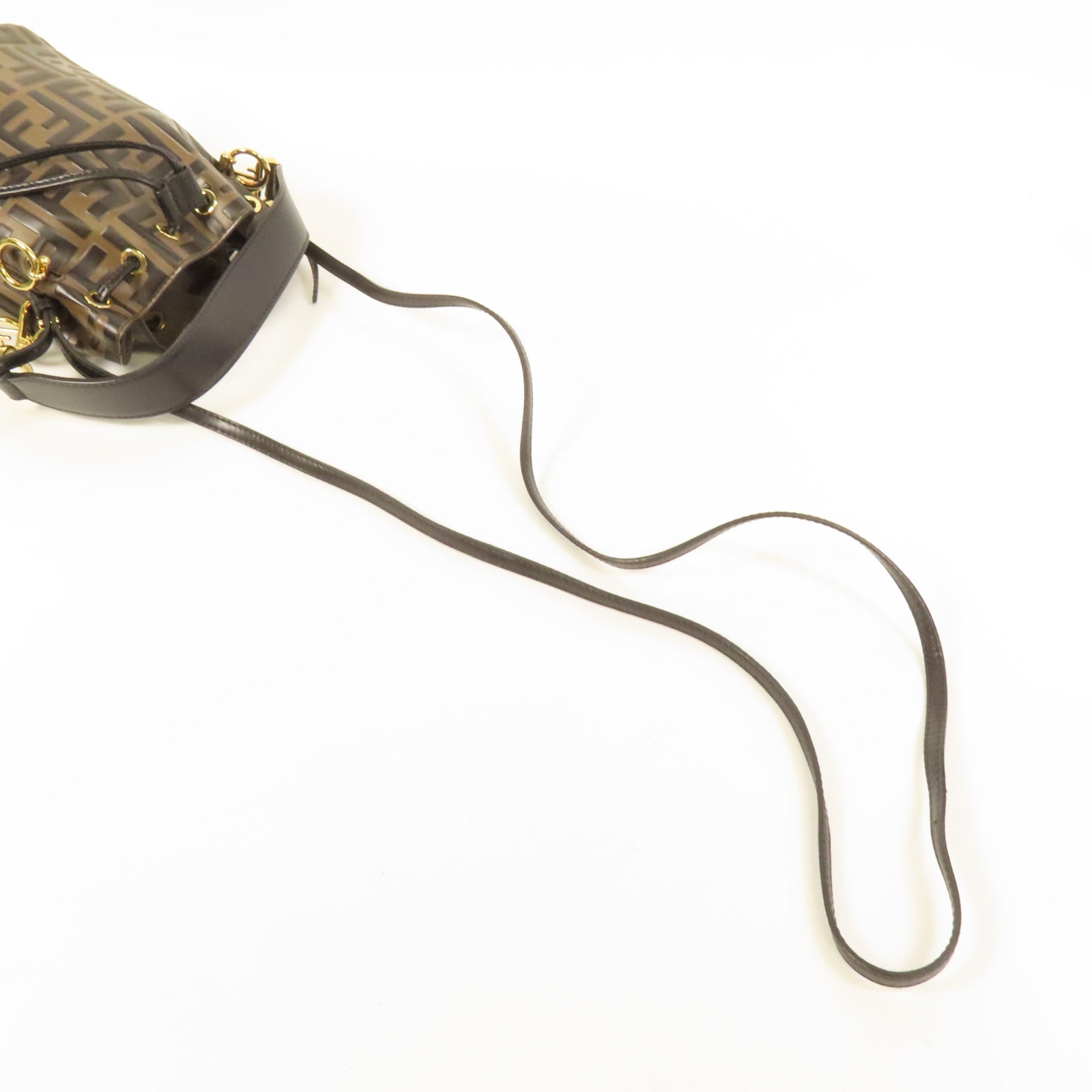 FENDI 牛皮皮革Mon Tresor金扣肩背袋