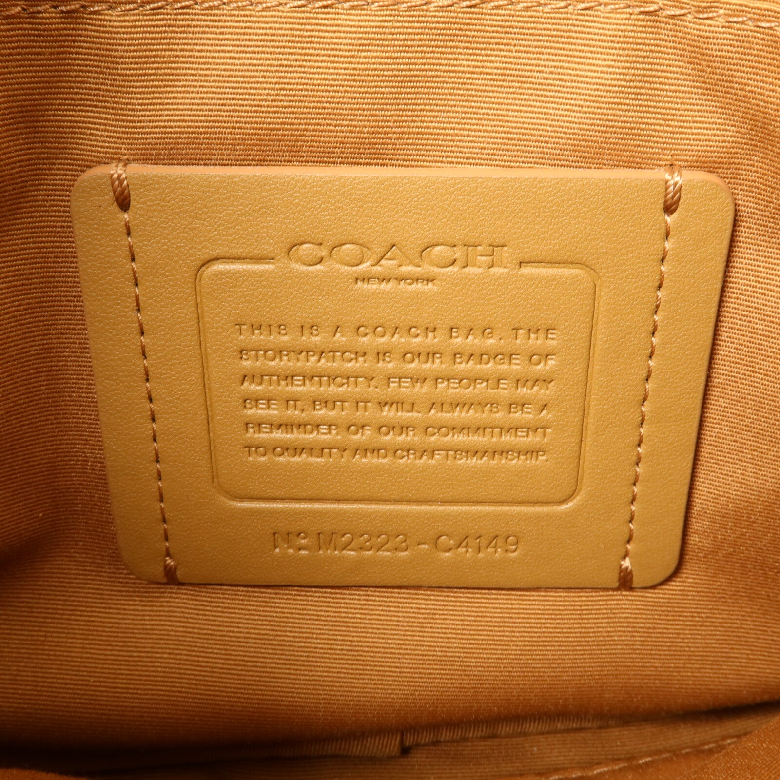 COACH 牛皮皮革/塗層帆布Shoulder Bag肩背袋