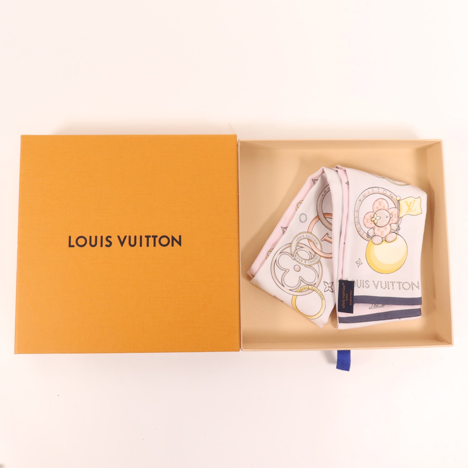 LOUIS VUITTON 絲質BB Band絲巾