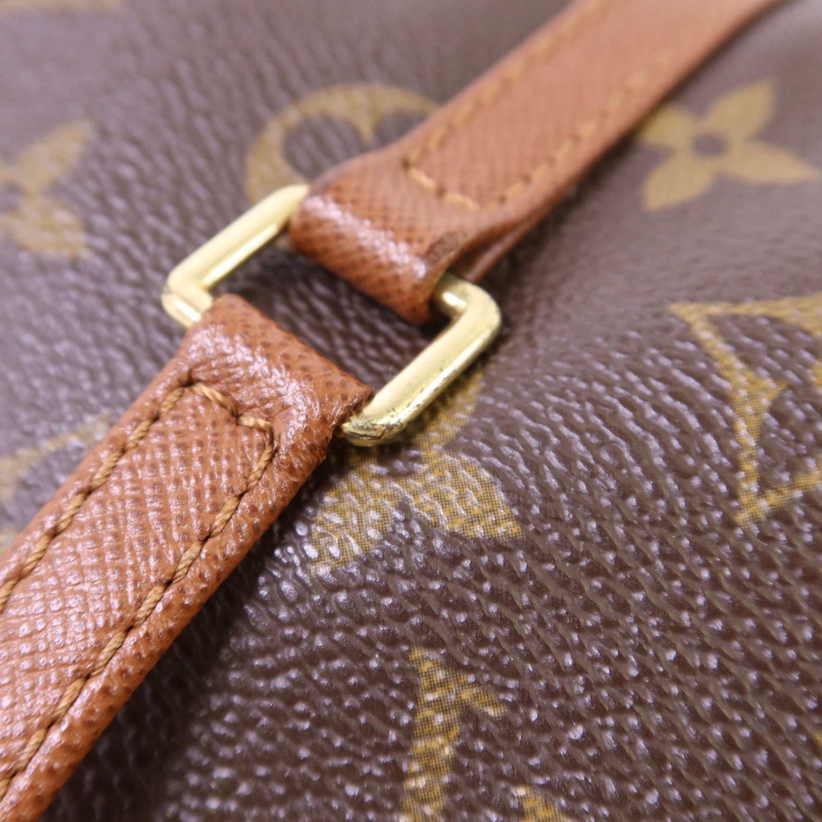 LOUIS VUITTON Monogram Papillon PM金扣手挽袋
