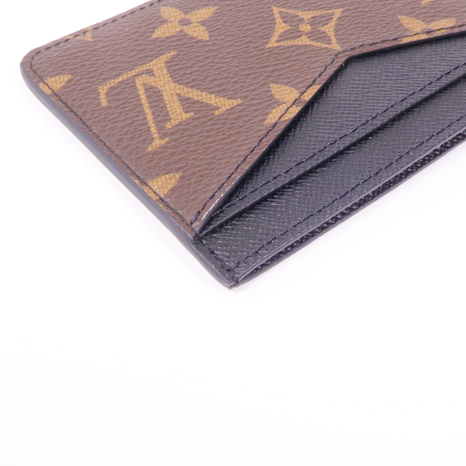 LOUIS VUITTON Monogram Macassar Neo Porte Cartes卡片套