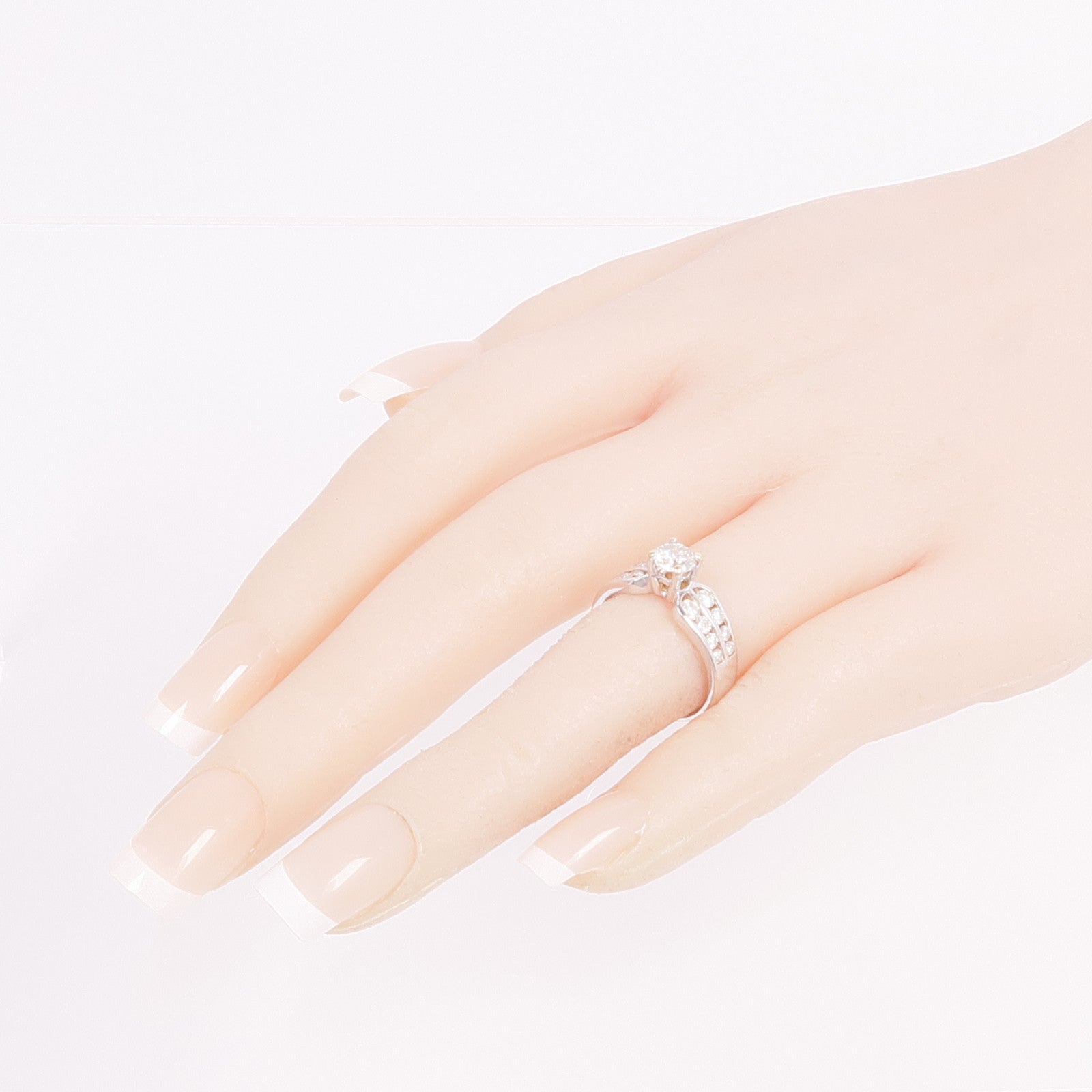 JEWELRY 18K白金Diamond Ring鑽石戒指US#6