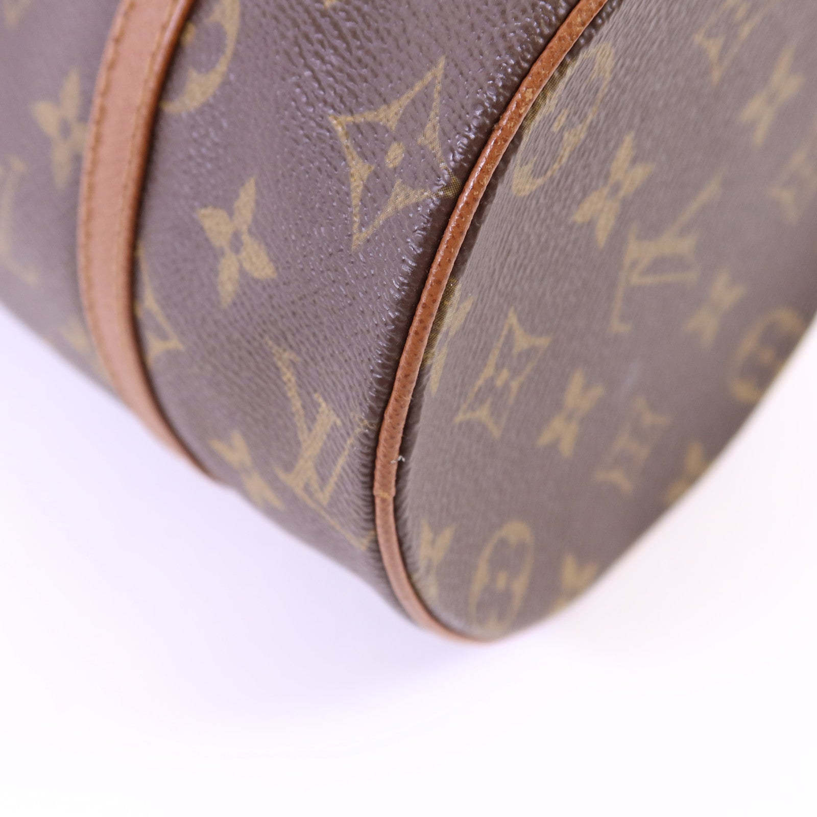 LOUIS VUITTON Monogram Papillon PM金扣手挽袋