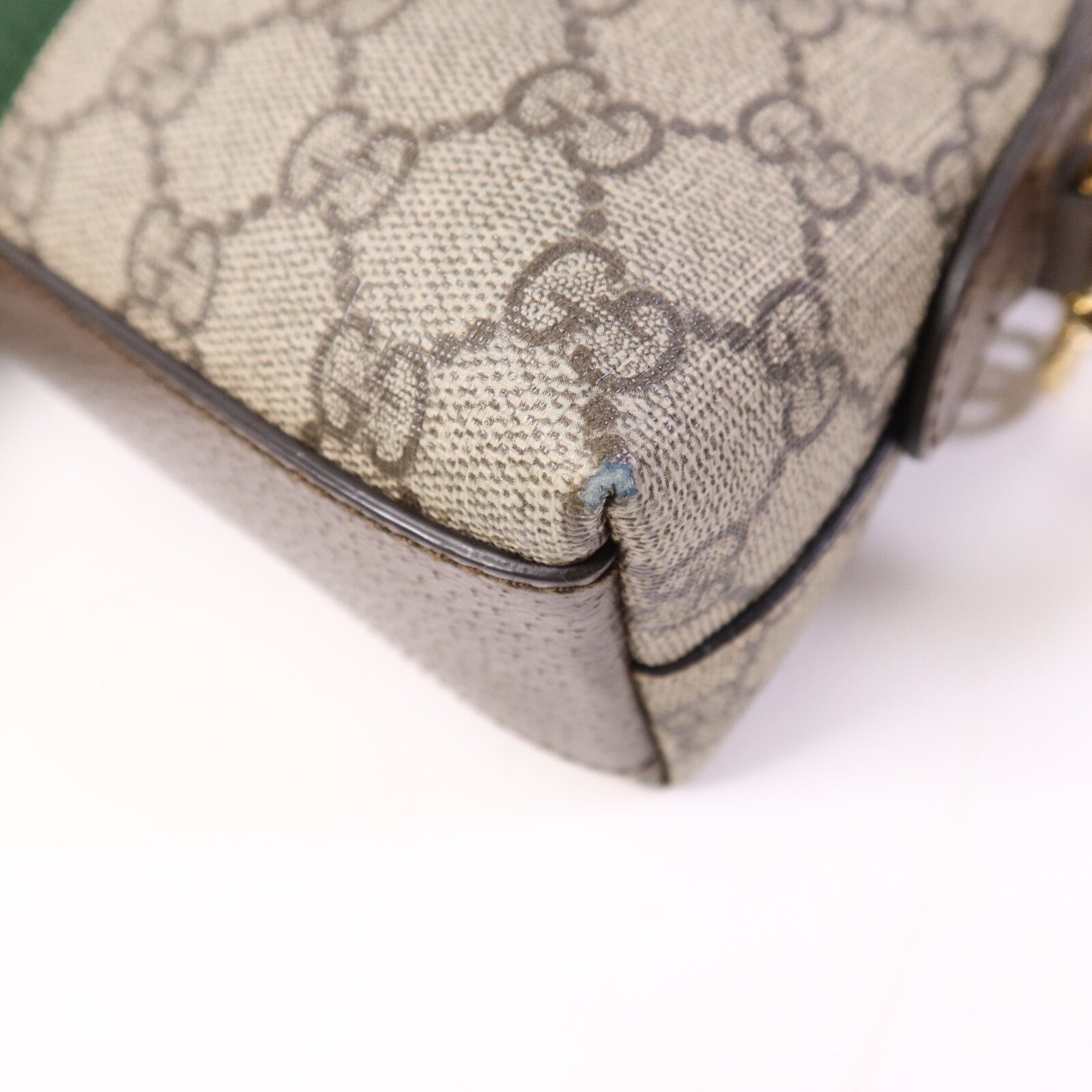 GUCCI 塗層帆布Ophidia GG金扣肩背袋